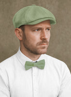 Naples Light Green Tweed Newsboy Cap - StudioSuits