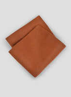 Tweed Pocket Square - Naples Maitai Orange - StudioSuits