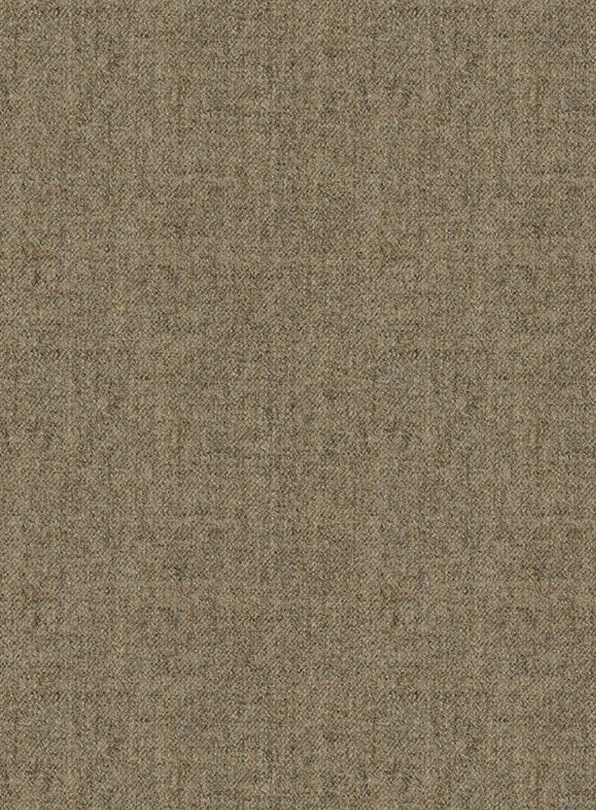 Naples Melange Brown Tweed Pants - StudioSuits