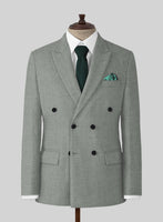 Naples Milano Sage Green Tweed Suit - StudioSuits
