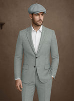 Naples Milano Sage Green Tweed Jacket - StudioSuits
