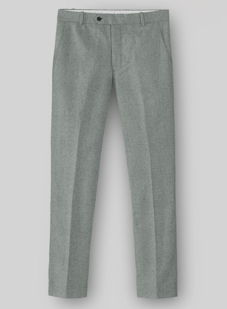 Naples Milano Sage Green Tweed Pants - StudioSuits