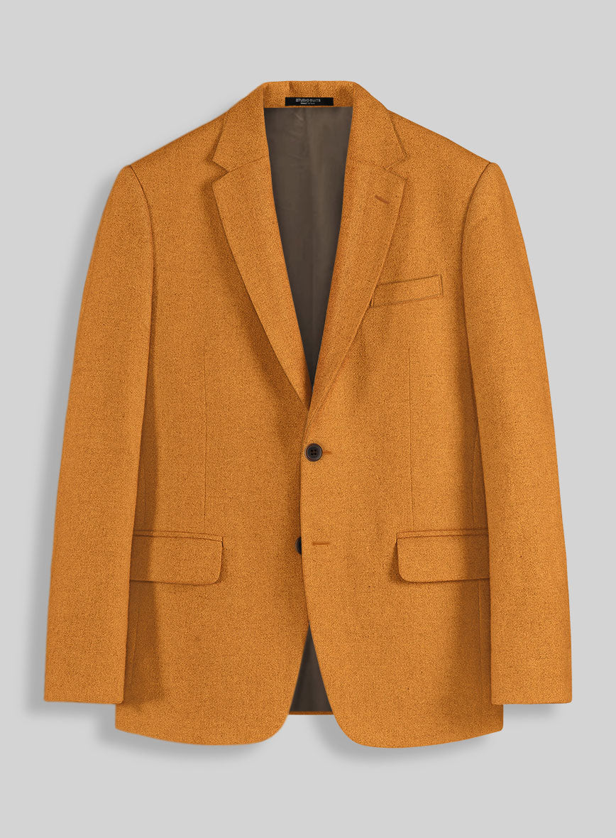 Naples Mustard Tweed Jacket - StudioSuits