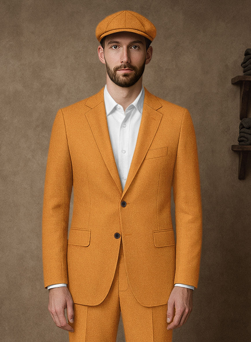 Naples Mustard Tweed Jacket - StudioSuits