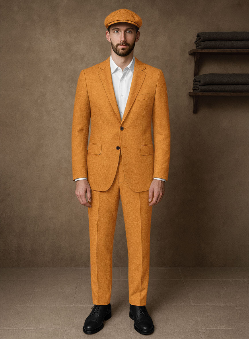 Naples Mustard Tweed Suit - StudioSuits