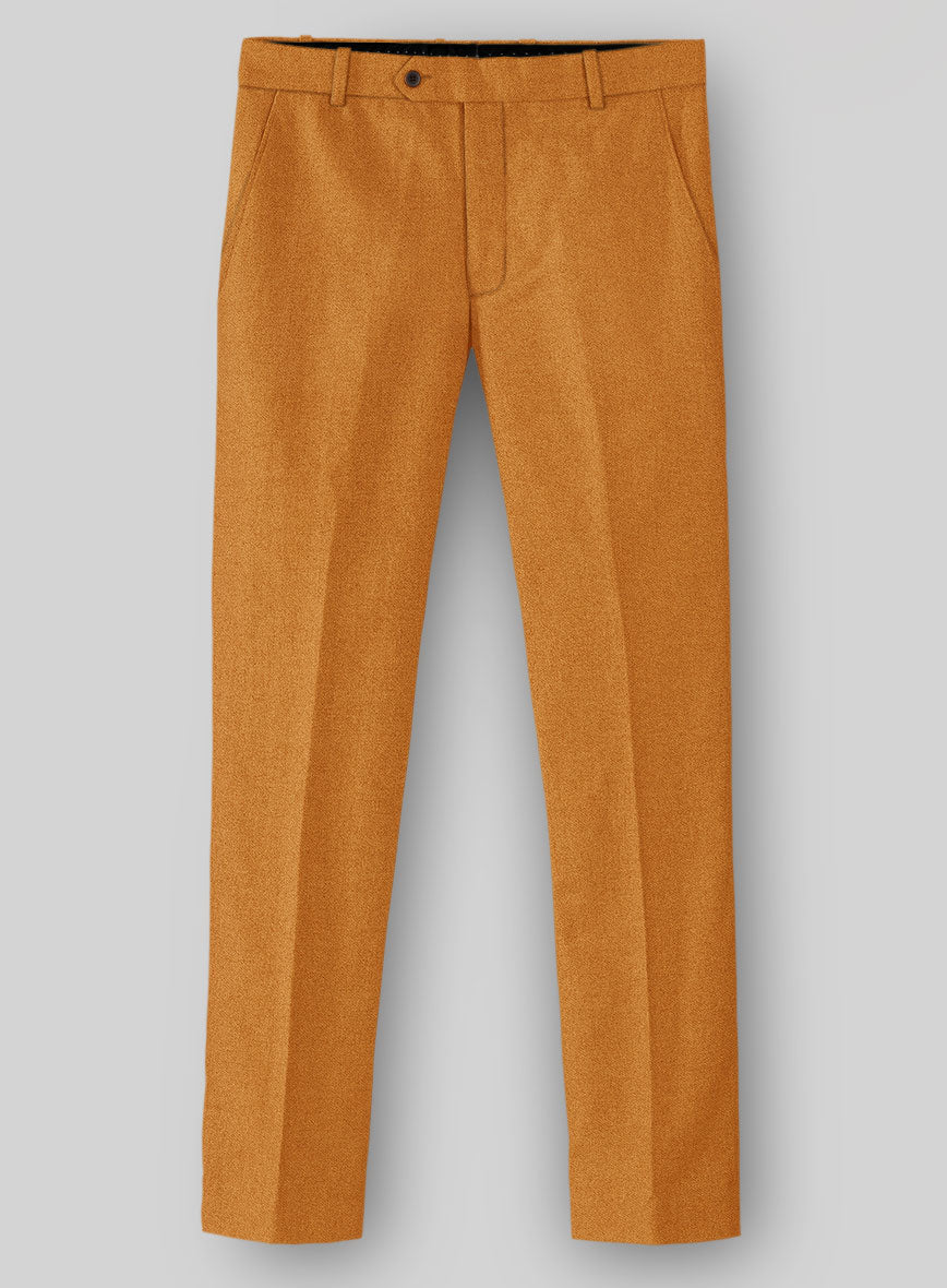 Naples Mustard Tweed Pants - StudioSuits