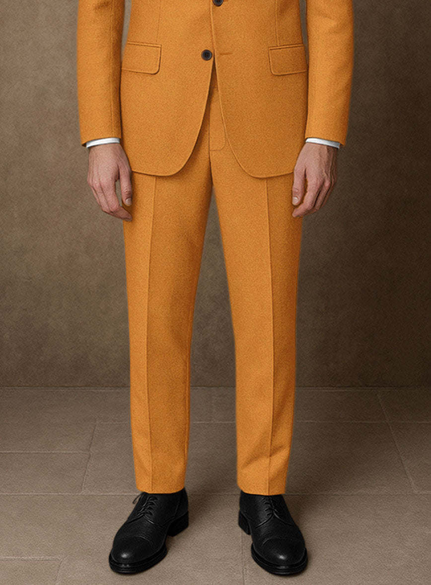 Naples Mustard Tweed Pants - StudioSuits