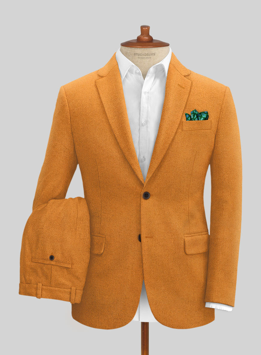 Naples Mustard Tweed Suit - StudioSuits