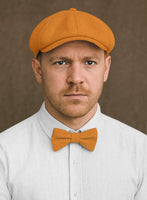 Naples Mustard Tweed Newsboy Cap - StudioSuits