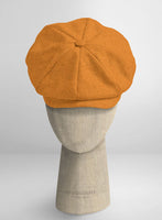 Naples Mustard Tweed Newsboy Cap - StudioSuits
