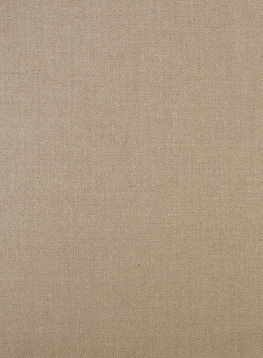 Naples Muted Beige Tweed Pea Coat - StudioSuits