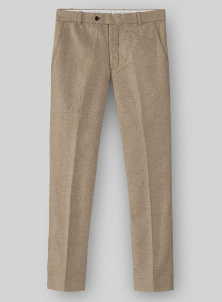 Naples Muted Beige Tweed Pants – StudioSuits