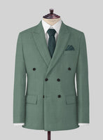 Naples Muted Green Tweed Jacket - StudioSuits