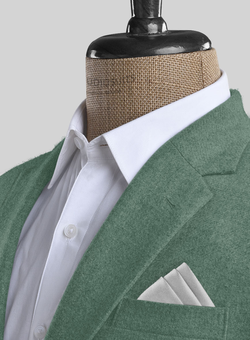 Naples Muted Green Tweed Suit - StudioSuits
