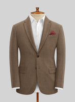 Naples Oak Wood Tweed Jacket - StudioSuits
