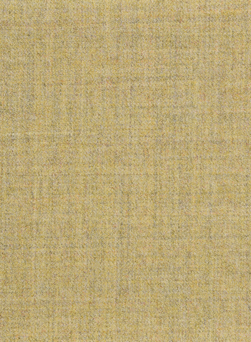 Naples Ochre Yellow Tweed Pants - StudioSuits