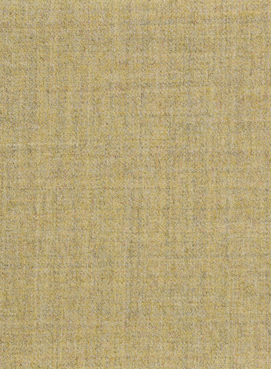 Naples Ochre Yellow Tweed Pants - StudioSuits