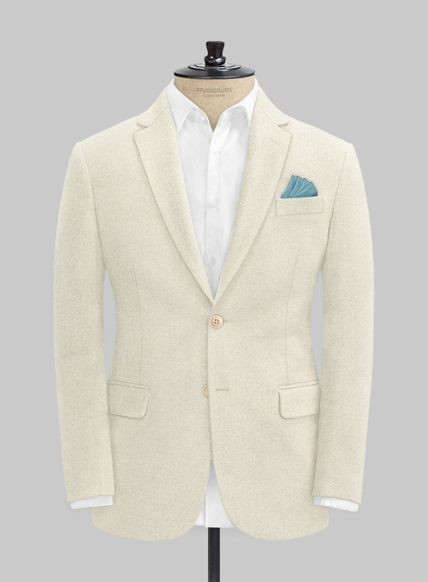 Naples Off White Tweed Jacket - StudioSuits