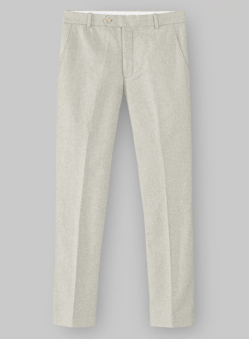 Naples Off White Tweed Pants - StudioSuits