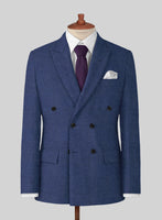 Naples Powder Blue Tweed Jacket - StudioSuits