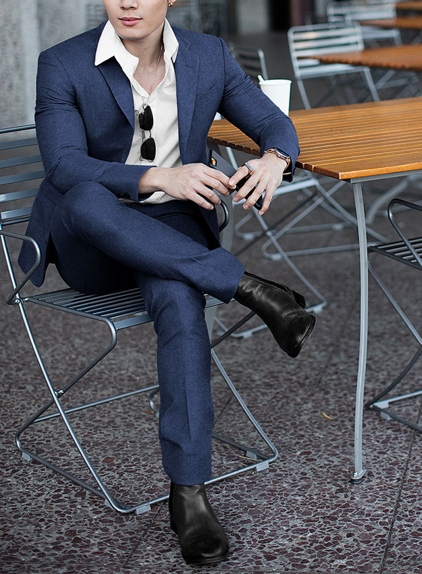 Naples Powder Blue Tweed Suit - StudioSuits