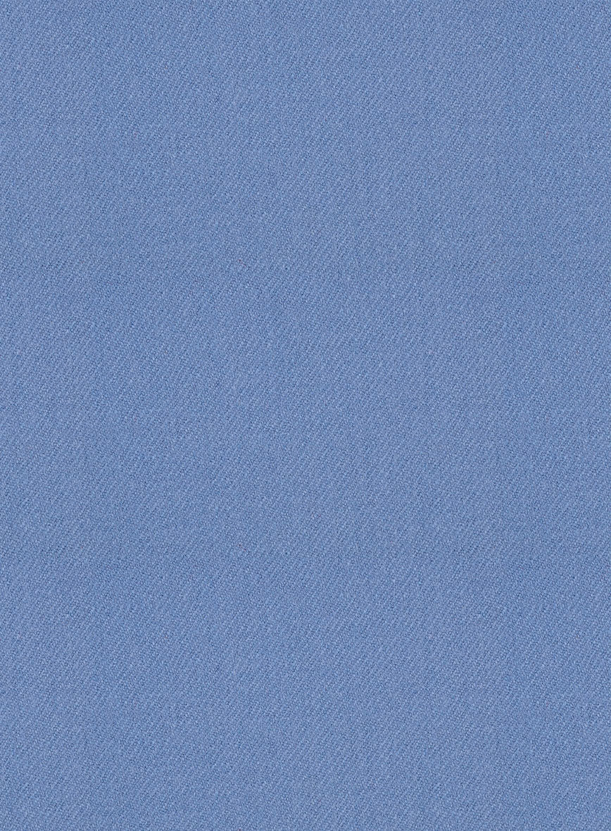 Naples Retro Blue Tweed Pea Coat - StudioSuits