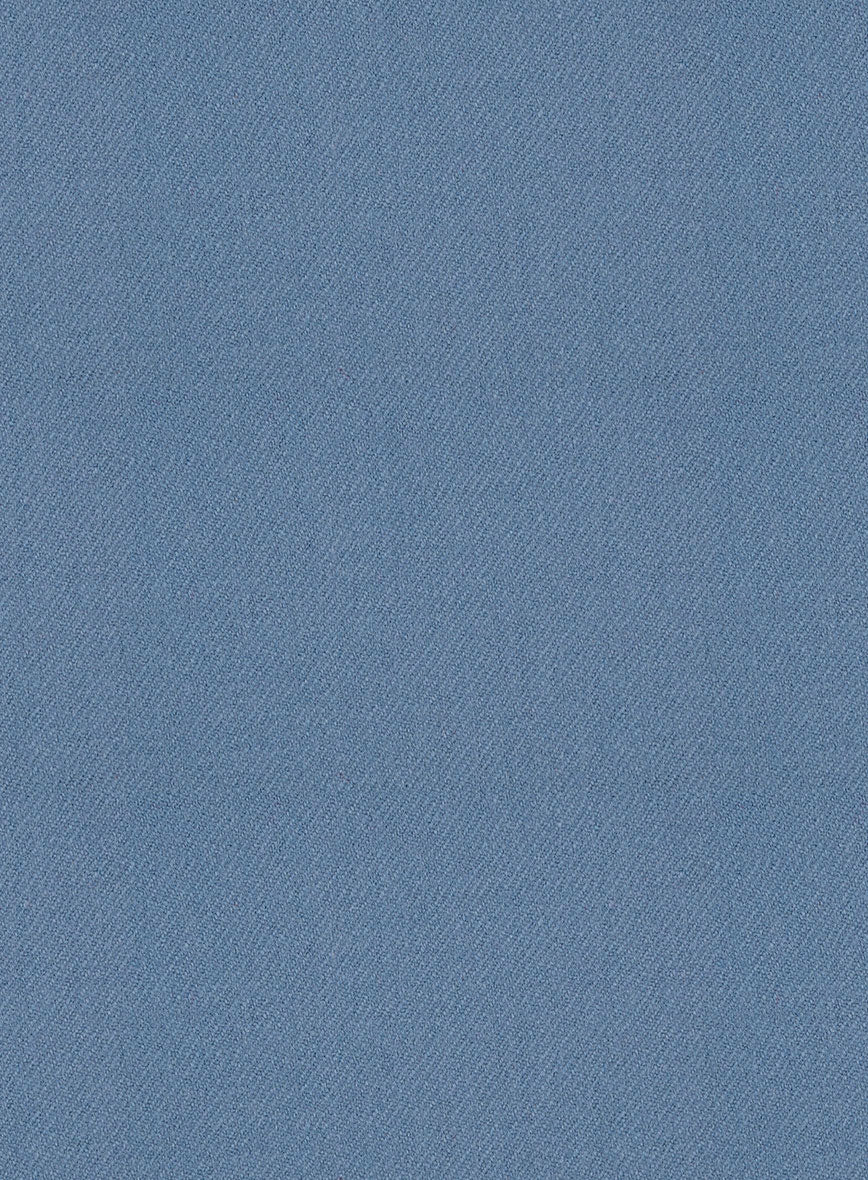 Naples Retro Blue Tweed Pea Coat - StudioSuits