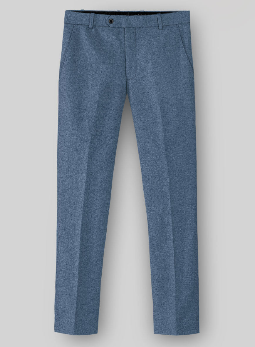 Naples Retro Blue Tweed Suit - StudioSuits