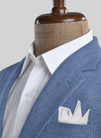 Naples Retro Blue Tweed Suit - StudioSuits