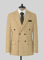Naples Sahara Beige Tweed Suit - StudioSuits
