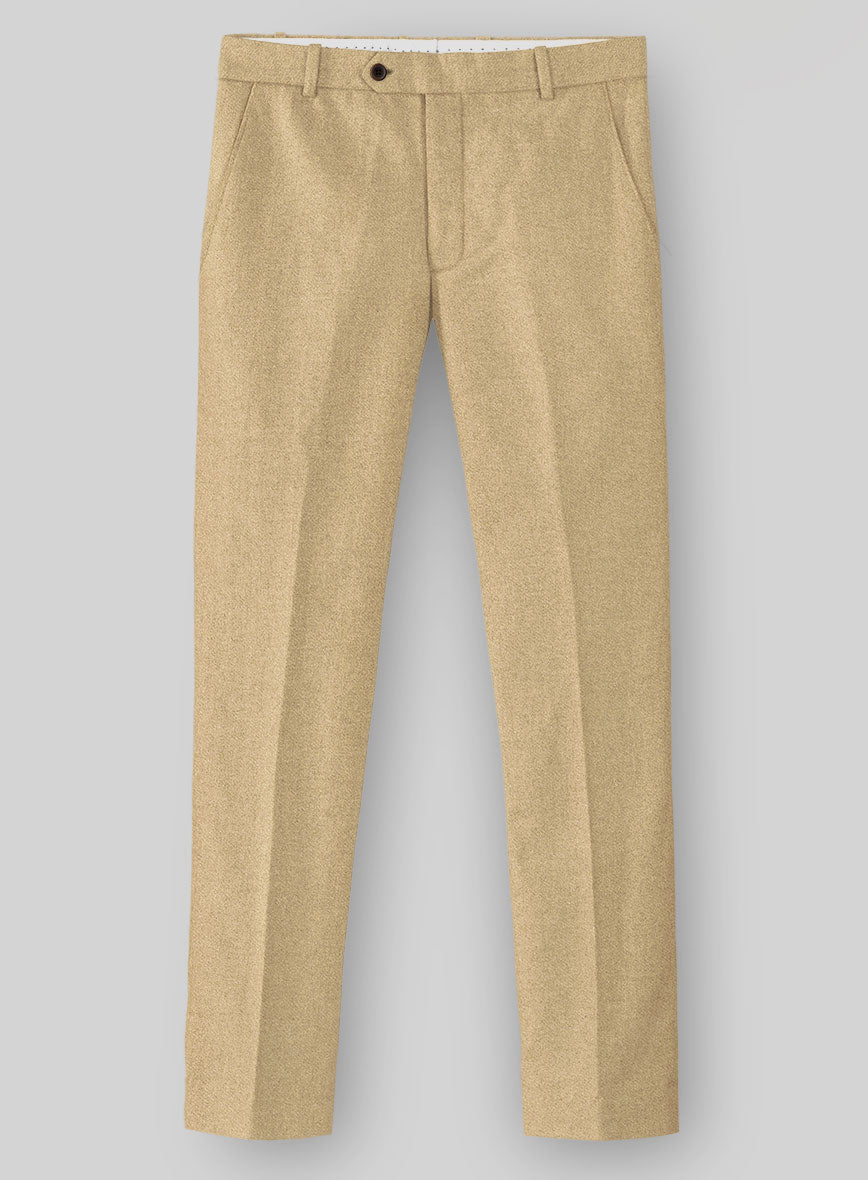 Naples Sahara Beige Tweed Suit - StudioSuits