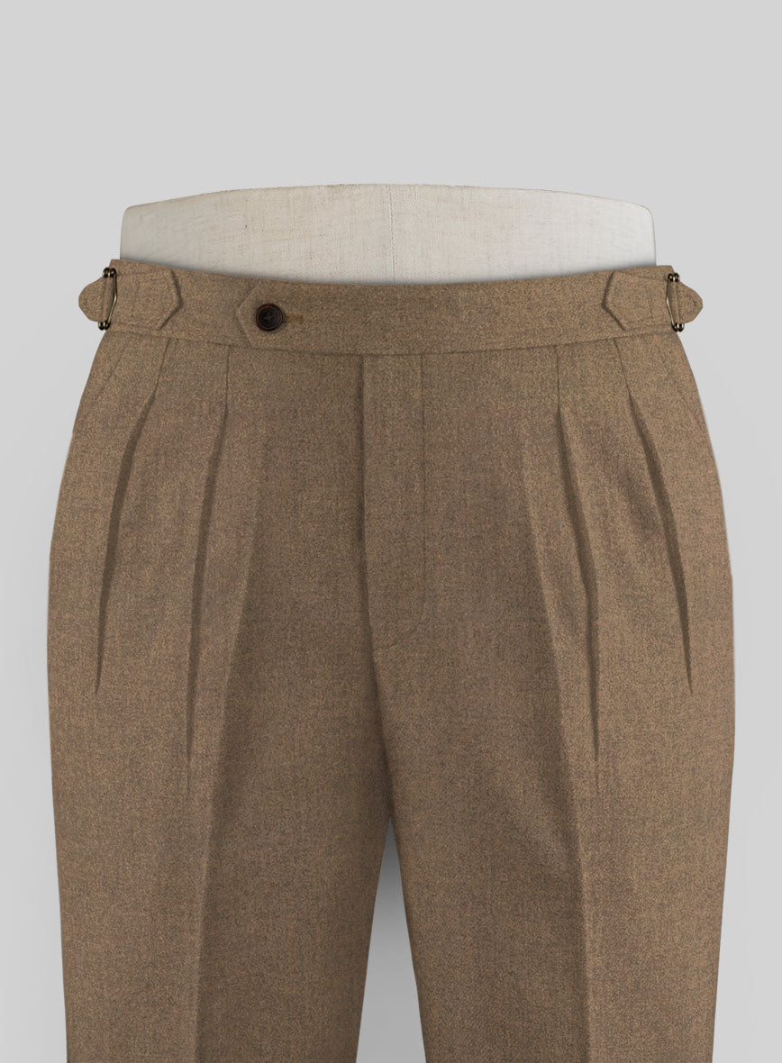 Naples Sahara Highland Tweed Trousers - StudioSuits