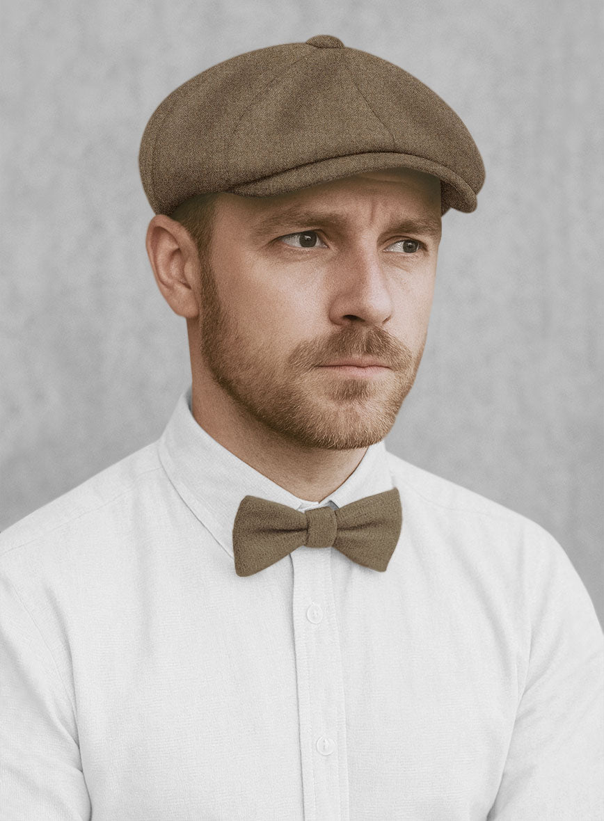 Naples Sahara Tweed Newsboy Cap - StudioSuits