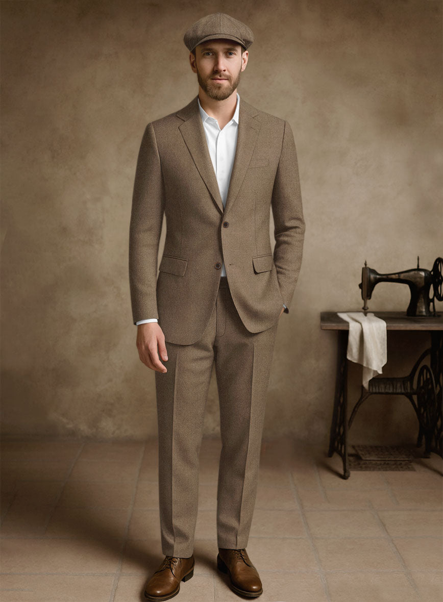 Naples Sahara Tweed Suit - StudioSuits
