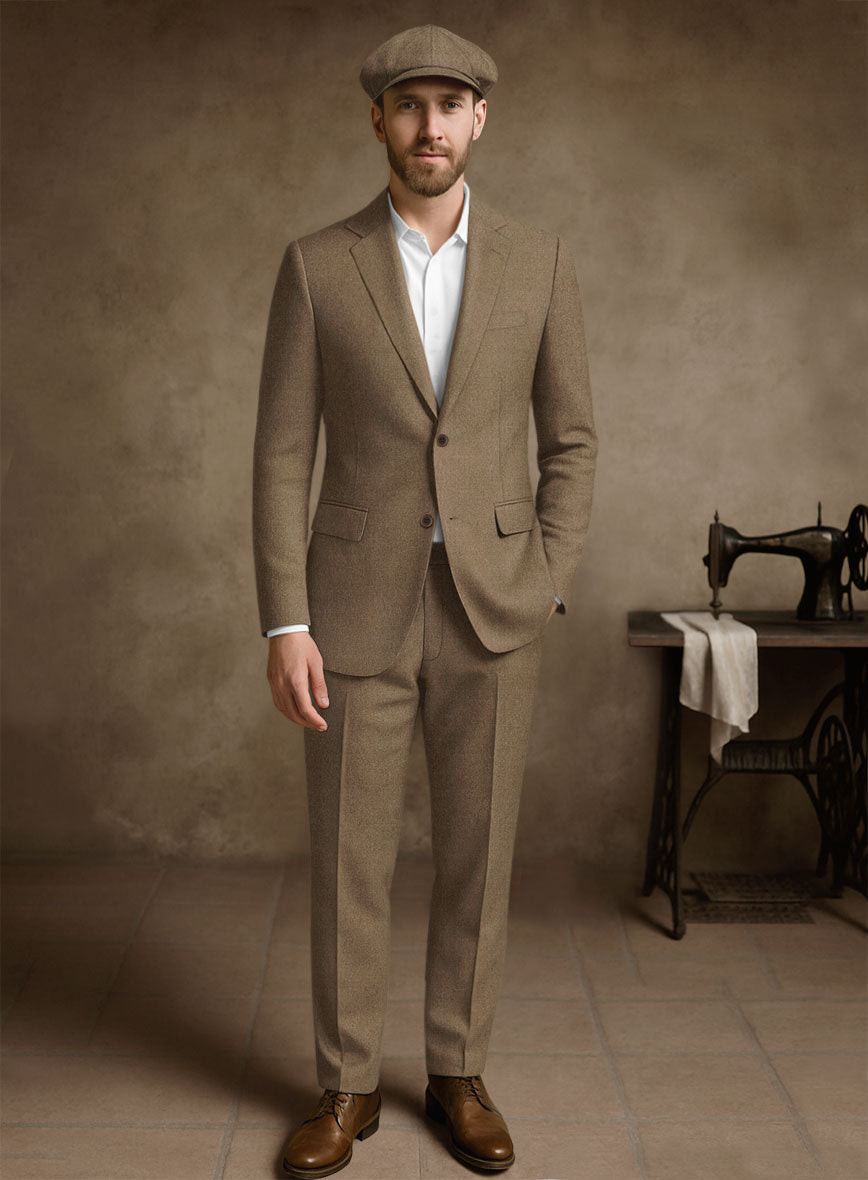 Naples Sahara Tweed Suit - StudioSuits