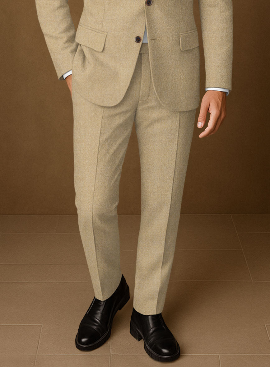 Naples Sandcastle Tweed Pants - StudioSuits