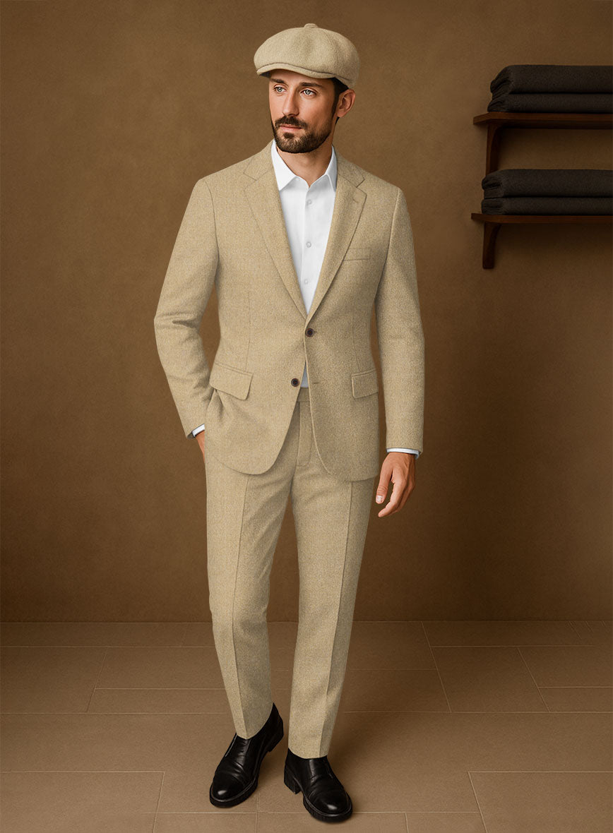Naples Sandcastle Tweed Suit - StudioSuits