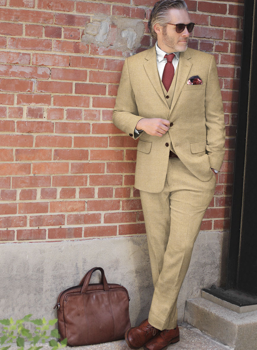 Naples Sandcastle Tweed Suit - StudioSuits