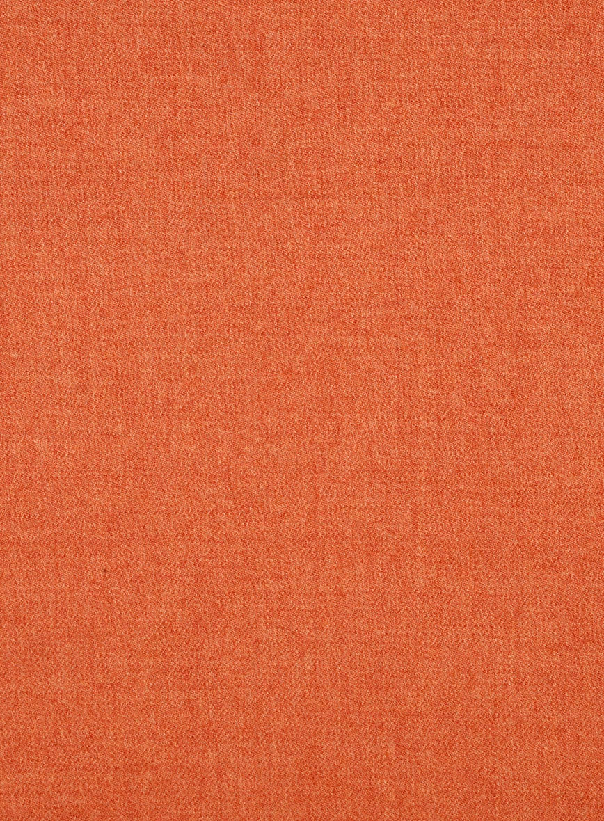 Naples Spring Orange Tweed Jacket - StudioSuits