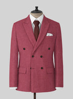 Naples Venetian Pink Tweed Jacket - StudioSuits