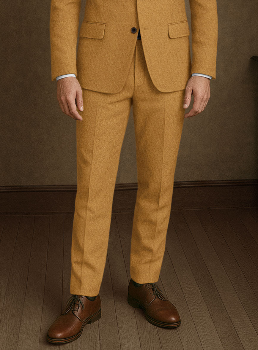 Naples Yellow Tweed Suit - StudioSuits