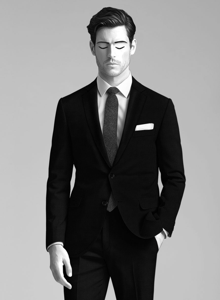 Napolean Diano Stripe Wool Suit - StudioSuits