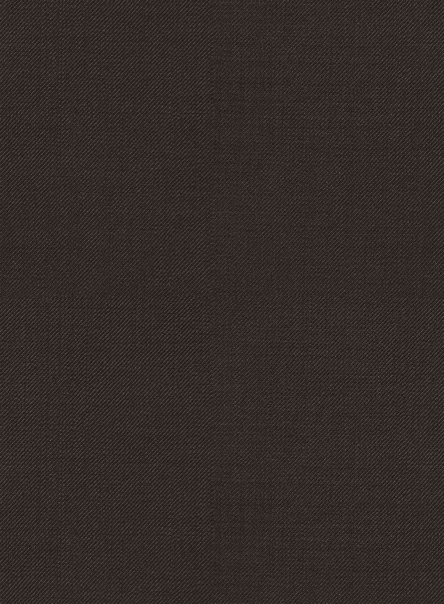 Napolean Stretch Dark Brown Wool Suit - StudioSuits