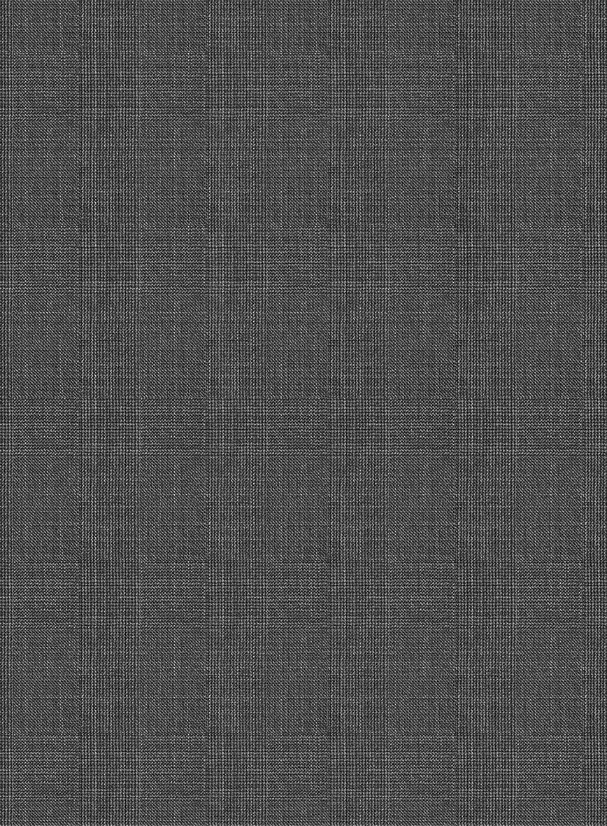 Napolean Timeless Gray Glen Jacket - StudioSuits