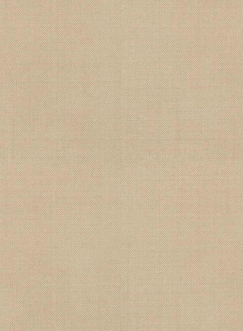 Napolean Khaki Wool Ivory Bar Jacket - StudioSuits
