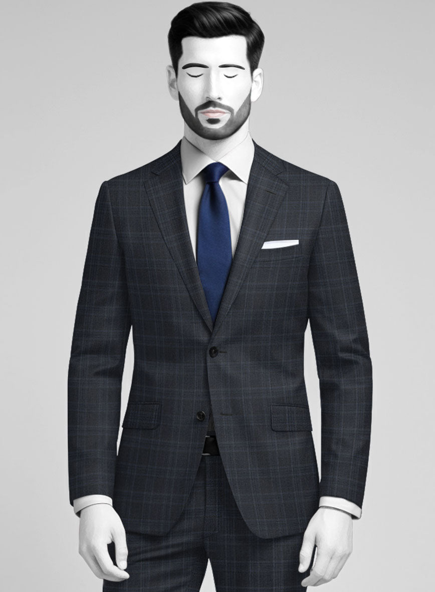 Napolean Gatsby's Blue Glen Wool Jacket - StudioSuits