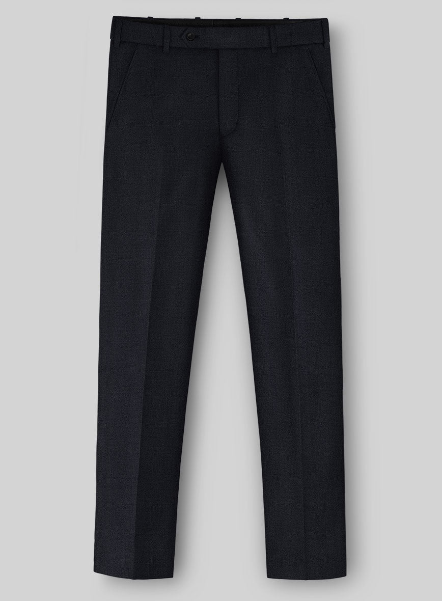 Napolean Dark Blue Wool Double Breasted Suit - StudioSuits