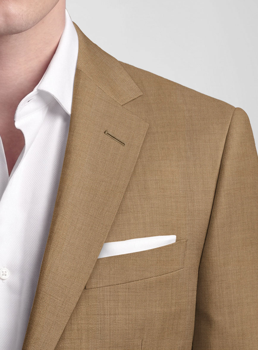 Napolean Desert Taupe Wool Jacket - StudioSuits