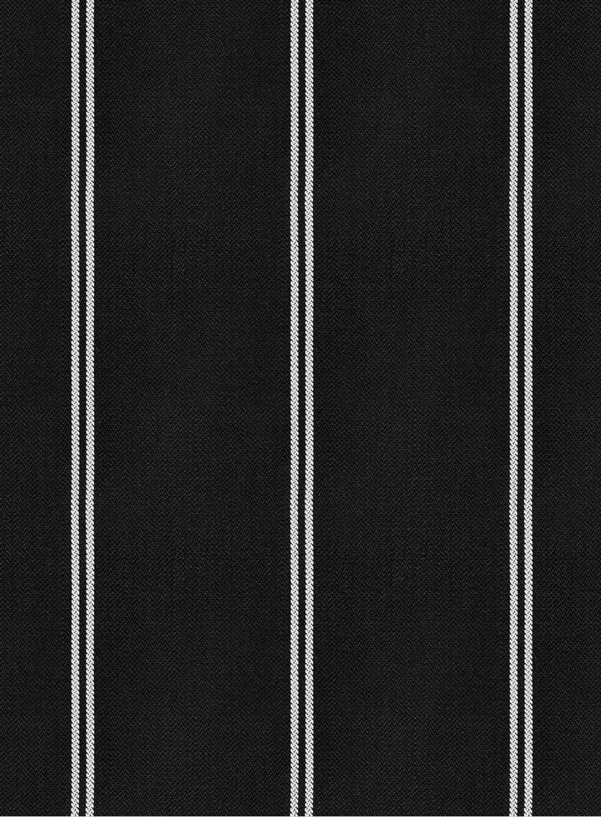 Napolean Lucerra Black Wool Pants - StudioSuits