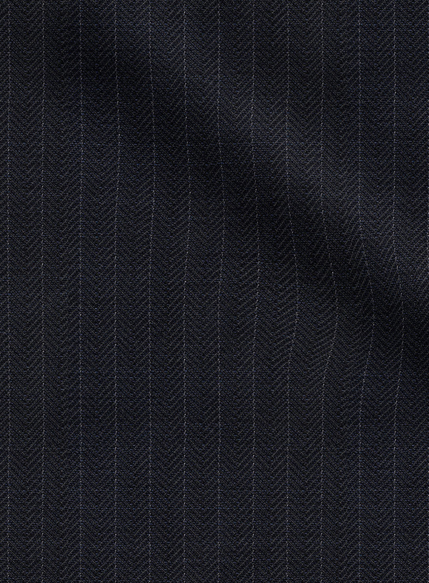 Napolean Maris Indigo Wool Pants - StudioSuits
